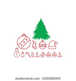 Christmas day typography vector t shirt design 
