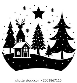 Christmas Day Vector Illustration: Festive Designs for Holiday Cheer