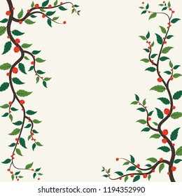 Christmas day wallpaper. background. label. Christmas tree.