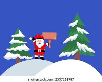 Christmas Day Winter Background Illustration