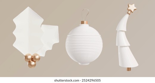Decoración de Navidad Bola Vector Estrella Árbol
