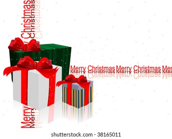 Christmas decor. Box