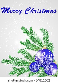 Christmas decorate card abstraction stylized illustration