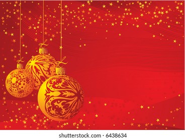 Christmas decoration #4. Vector illustration