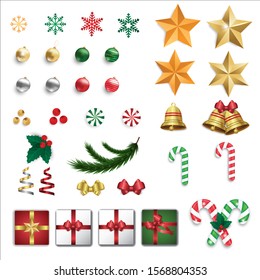 Christmas Decoration Assets Ornaments Design