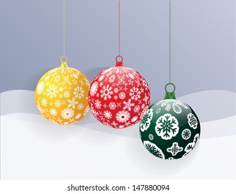 Christmas decoration background 