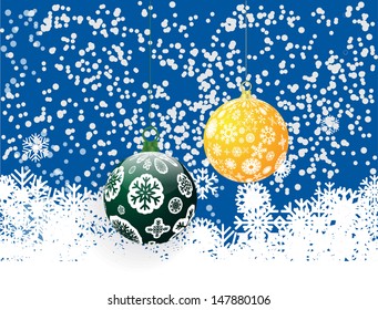 Christmas decoration background 