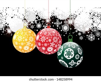 Christmas decoration background 