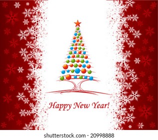 Christmas decoration background.