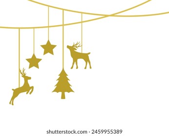 Fondo de decoración de Navidad para el marco