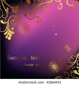  Christmas decoration background with space for text.