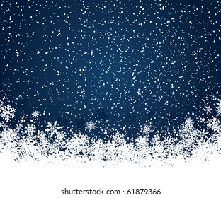 Christmas decoration background with space for text