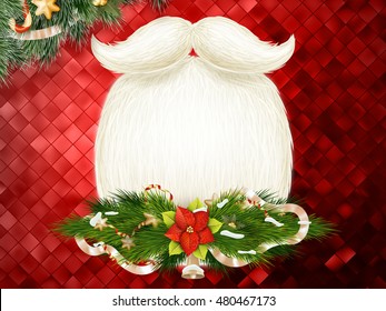 Christmas decoration Background Template. EPS 10 vector file included