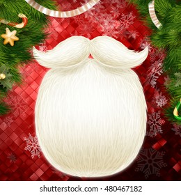 Christmas decoration Background Template. EPS 10 vector file included