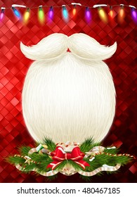 Christmas decoration Background Template. EPS 10 vector file included