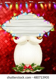 Christmas decoration Background Template. EPS 10 vector file included