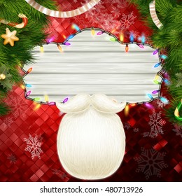 Christmas decoration Background Template. EPS 10 vector file included