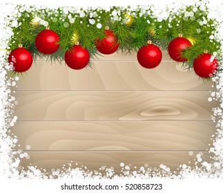 Christmas decoration Background Template. EPS 10 vector file included
