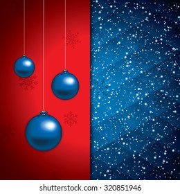 Christmas decoration background with text