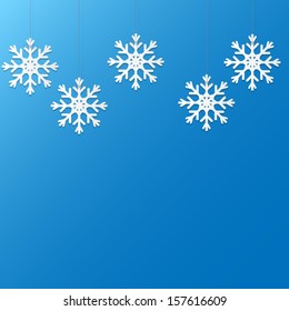 Christmas decoration background. Vector illustration.