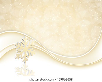 Christmas decoration background, vector illustration