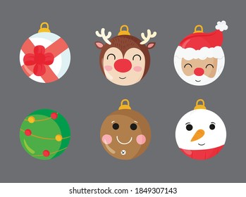 Christmas decoration balls collection for Christmas day