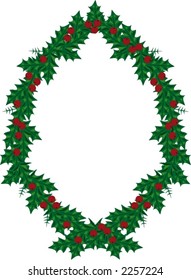 Christmas decoration border
