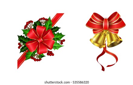 Christmas decoration with bow