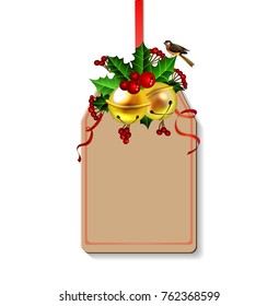Christmas decoration with bow