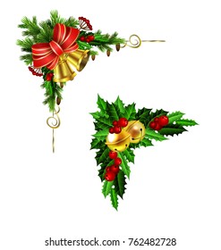 Christmas decoration with bow