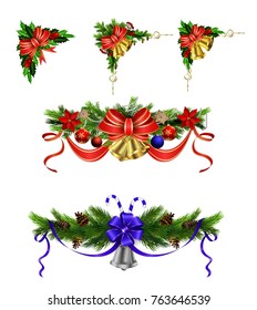 Christmas decoration with bow