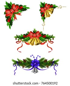Christmas decoration with bow