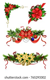 Christmas decoration with bow