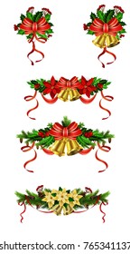 Christmas decoration with bow