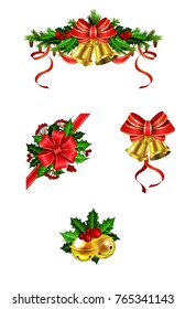 Christmas decoration with bow