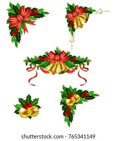 Christmas decoration with bow