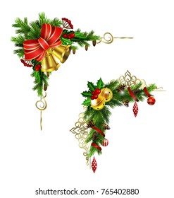 Christmas decoration with bow