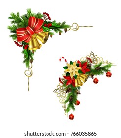 Christmas decoration with bow