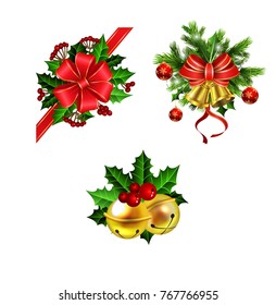 Christmas decoration with bow
