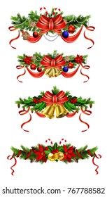 Christmas decoration with bow