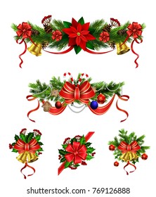 Christmas decoration with bow