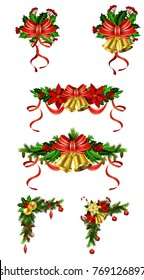 Christmas decoration with bow