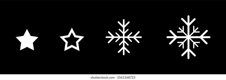 Christmas decoration calligraphic on black and white colour