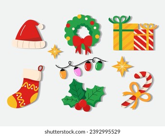 Christmas Decoration clipart elements collection I