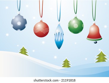 Christmas Decoration, dress a Christmas tree, holiday tradition, christmas card