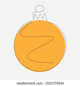 Christmas decoration element, vector illustration