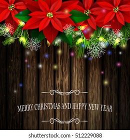 Christmas decoration evergreen trees