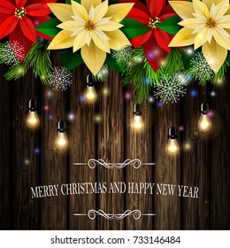 Christmas decoration evergreen trees