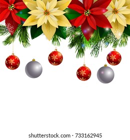 Christmas decoration evergreen trees