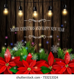 Christmas decoration evergreen trees